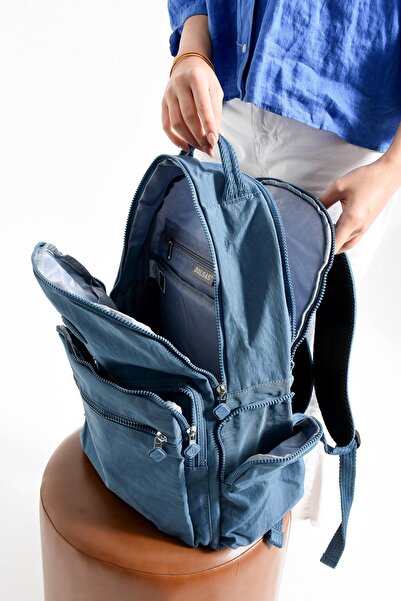 louisiana polo Bolsas Women's Backpack Blue 1094