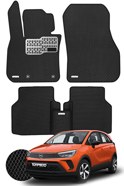 TORPEDO Opel Crossland 2020 ve Sonrası Uyumlu Hücreli Premium Eva Paspas Seti...