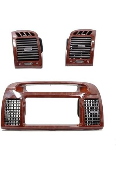 CAMRY ASVEGE Center Dash A/C Outlet Air Vent Panel Compatible for Toyota 2003-2006 3-in-set