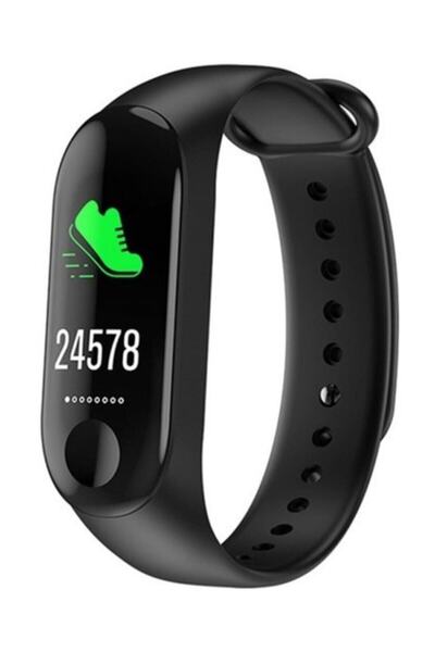 HALL BREATHE Renkli Ekranlı, Adımsayar, Uyku ve Kalp Ritim Takipli Akıllı Bil...