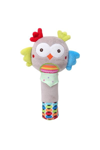 Choice 1 Owl 801 New Baby Animal Hand Bell Rattle Soft Rattle Toy Newborn Educational Rattle Mobiles Baby T