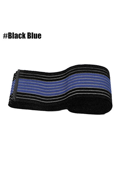 Choice 120 سم أسود أزرق قطعة واحدة 40-200 سم ضمادة ضاغطة واقية لدعم الركبة دع...