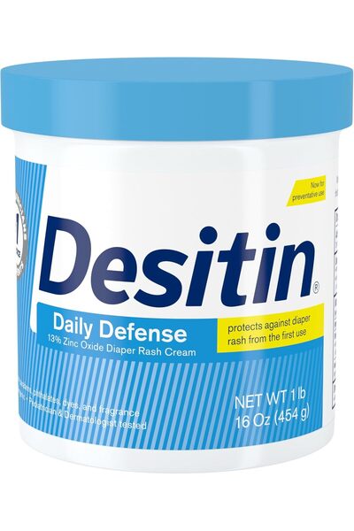 Desitin كريم ديلي ديفير للوقاية من طفح الحفاضات مع 13% أكسيد الزنك