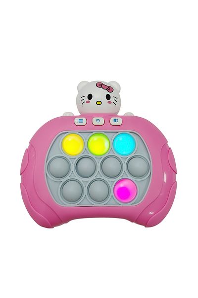 Miniso c6 2024 New Pikachu Quick Push Game Pop Up Fidget Bubble Electronic Pop it Pro Game Light AntiStress