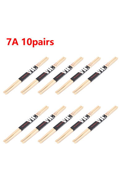 Choice5 7A 10pairs 1/5/10Pair 5A/7A Drumsticks Mallets Jazz Drum Sticks Percu...