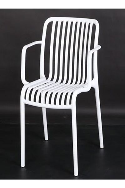 rexa White plastic single chair 45-42-75 cm