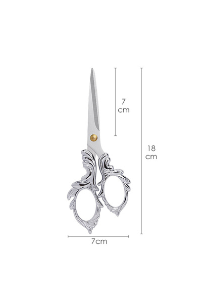 Choice32 18X7cn- Silvery Professional Tailor Scissors Vintage Sewing Scissors...