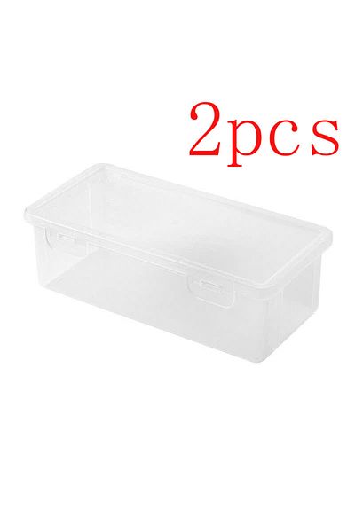 Choice 2pcs Large Capacity Transparent Stationery Case Pencil Storage Colour Pencil Storage Children's Cray