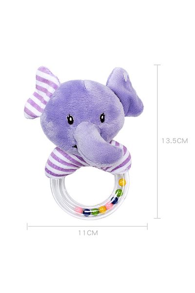 Choice Elephant 788 Cute Baby Rattle Toys Elephant Plush Infant Cartoon Bed Toys for Newborn 0-24 Months Ed