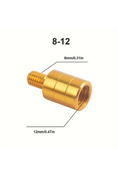 Choice 8-12 Fishing Net Rod Pod Connector M6/M8/M10/M12 Screw Net Head Adapter Fishing Landing Net Parts