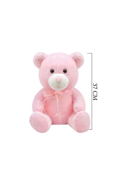 PRATİKOBA Bfs Nessiworld 1178P Selay, Sitting Bear 37 cm Pink