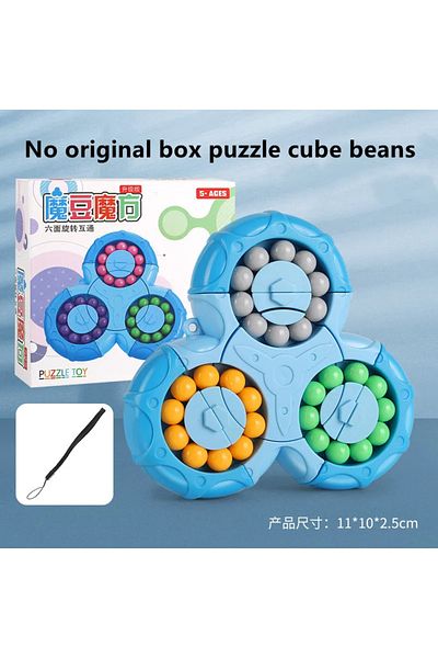 Choice 6blue Rotation Finger Magic Bean Intelligence Gyro Fingertip Fun Stress Relief Professional Smooth