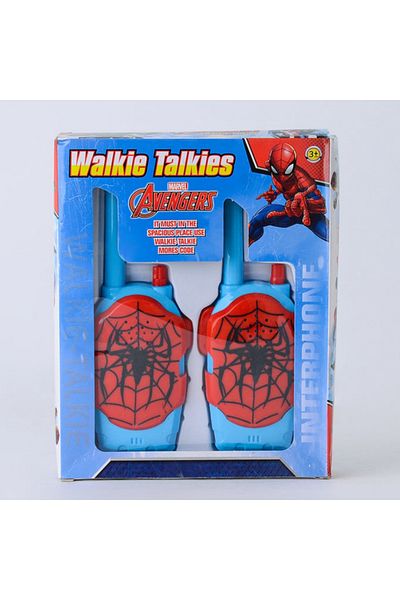 AVENGERS Spider-Man 2-Piece Walkie Talkie Toy, AA Battery Operated
