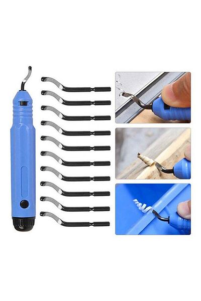 Generic 12-Piece Metal Deburring Tool Set Multicolour