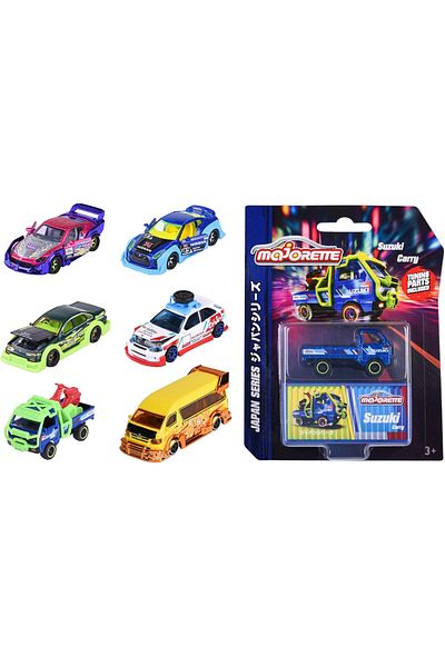 Majorette Japan Series Deluxe Cars Die-Cast 6-Assorted - 1 Piece