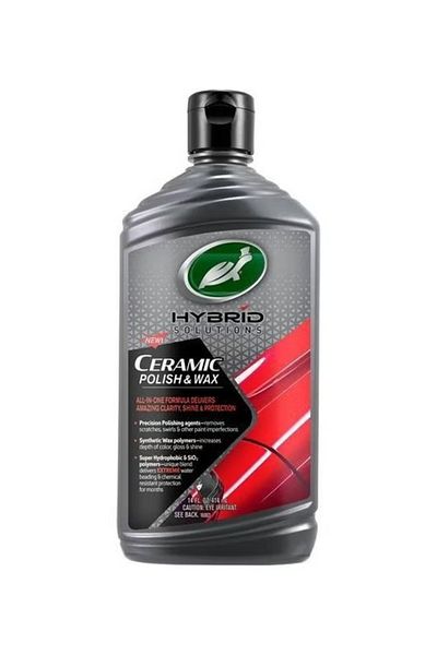 Turtle Wax Hybrid Solutions Ceramic Polish & Wax – 2-in-1 Paint Correction & Protection | 474ml