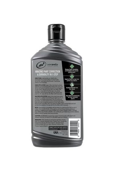 Turtle Wax Hybrid Solutions Ceramic Polish & Wax – 2-in-1 Paint Correction & Protection | 474ml