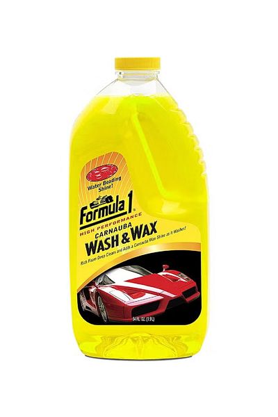 Formula 1 2-in-1 Car Wash and Wax – 1.9L Bottle | Cleans, Shines & Protects in One Easy Step