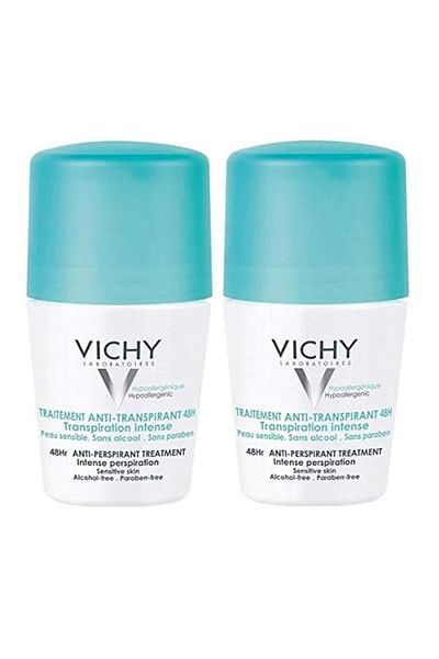 Vichy Deodorant Roll-On 48H Antiperspirant 2 X 50 Ml ( Offer )