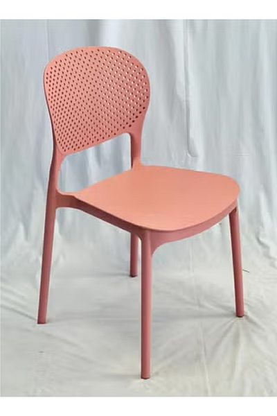 rexa Modern Indoor Outdoor Plastic Dining Chair Rain Pills Resin Dining Chair Stackable Elegant Design