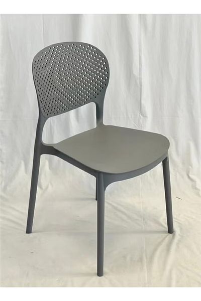rexa Modern Indoor Outdoor Plastic Dining Chair Rain Pills Resin Dining Chair Stackable Elegant Design