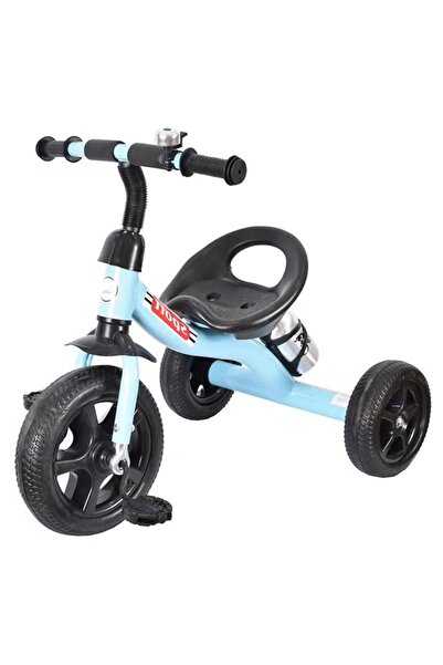 Amla دراجة ثلاثية العجلات للأطفال - أسود/أزرق - 30 سم - رحلة آمنة وممتعة للأط...