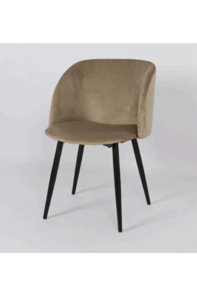 rexa Beige velvet single chair