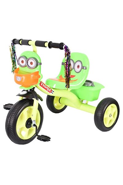 Amla دراجة ثلاثية العجلات للأطفال - أخضر/أسود/برتقالي - 30 سم - رحلة ممتعة وم...