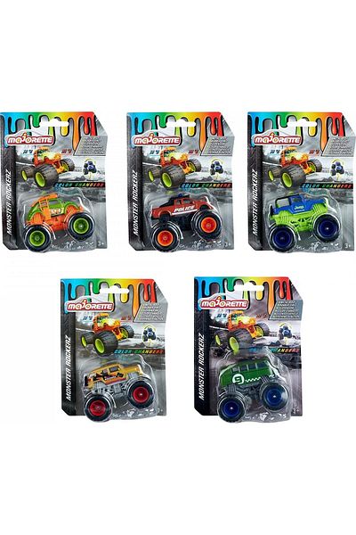 Majorette Monster Rockerz Color Changers Car Assorted - 1 Piece