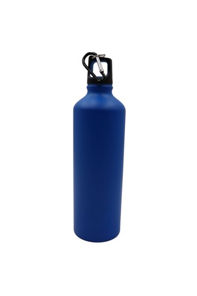 dalimag Metallic Sports Bottle, 800ml, Clip Attachment, Blue,