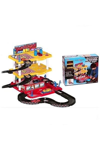 PRATİKOBA Bfs Dede Garage Play Set - 3 Storey