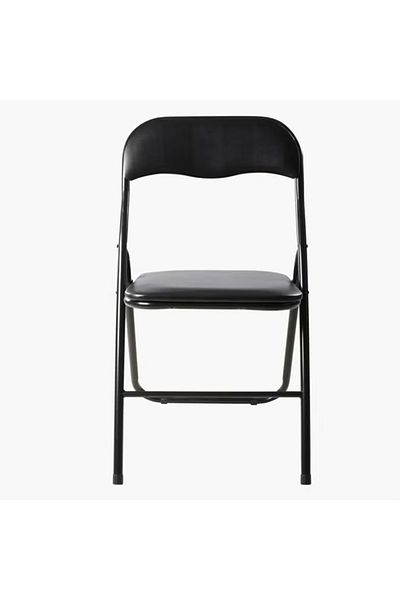 rexa Alex Folding Chair – Black | Compact, Lightweight & Space-Saving Seating Solution