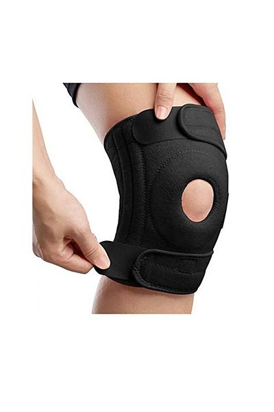 Gunlire Knee Brace, Eva/silicon, Black, Size L, 51 X 20 Cm