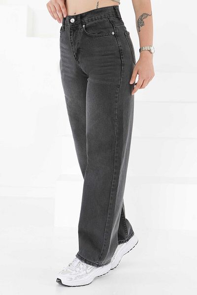 TOFİSA Palazzo Pants Smoked - 27298