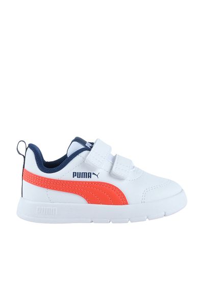 Puma Courtflex V3 Baby White Sports Shoes (310252-14)