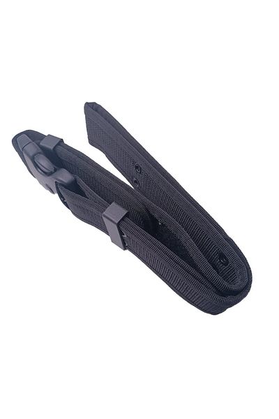 dalimag Adjustable Belt with Plastic Buckle, Textile Material, Black, 100 cm,