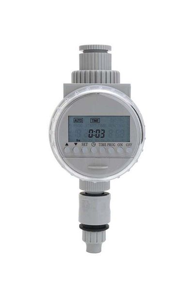 Generic Solar Power LCD Screen Garden Irrigation Controller Timer Grey