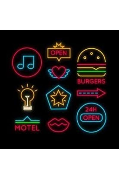 I-Shunfa DIY Neon Light Strips, Set of 5, Multicolor, 5 x 1 m