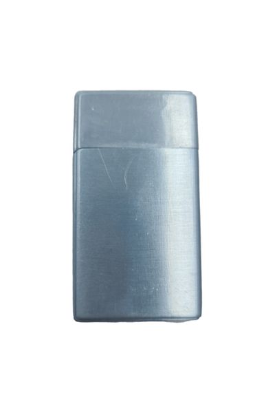dalimag Gas Lighter, Zippo Shape, Windproof, Refillable, Adjustable Flame, Metallic, Gray