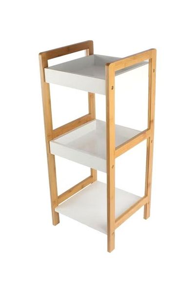 rexa Multi-Functional Wooden Shelves White/Brown 72x31cm