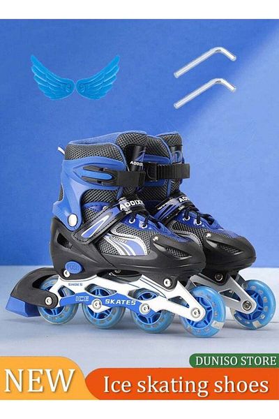 Generic Kids Roller Skates Shoes, Inline Skates Adjustable Size Roller Skate with LED Illuminating Light Up