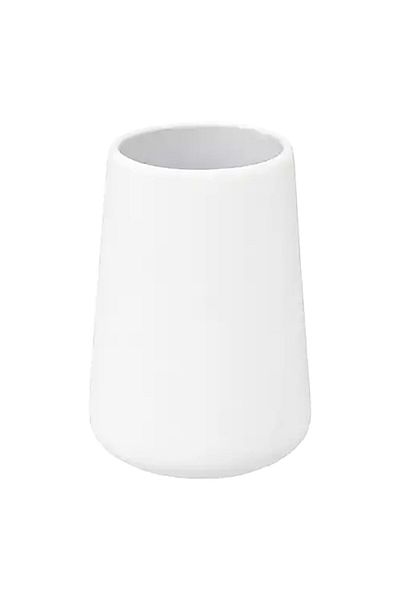 Five Simply Smart Coton Durable Ceramic Bathroom Tumbler 11.4 x 8.3 cm