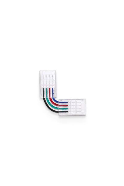 Braytron Corner Connector with Wire for LED RGB Strip (Strip to Strip) - 10mm