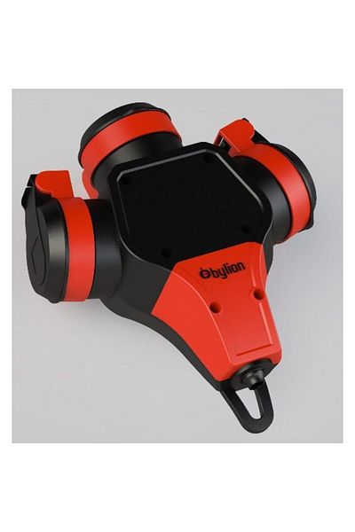 Bylion Portable Triple Schuko Socket IP44 16A 230V