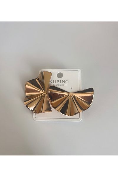 XUPING JEWELRY Tuelataki Women's Fan Model Rose Earrings
