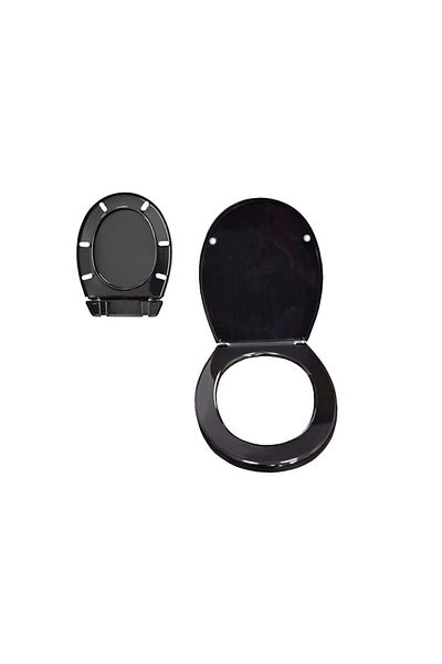SEPIO Capac WC, model standard, negru, Cersanit