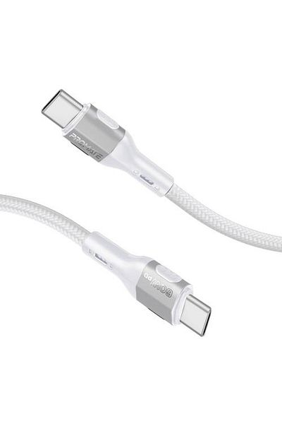 Promate Strong and durable USB-C cable provides 60W fast charging, comes in 120cm length with a durable design