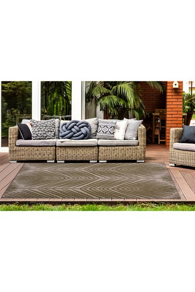 Sapana Palm Leaves Printed Rectangular Camping Rug 120 x 180 cm