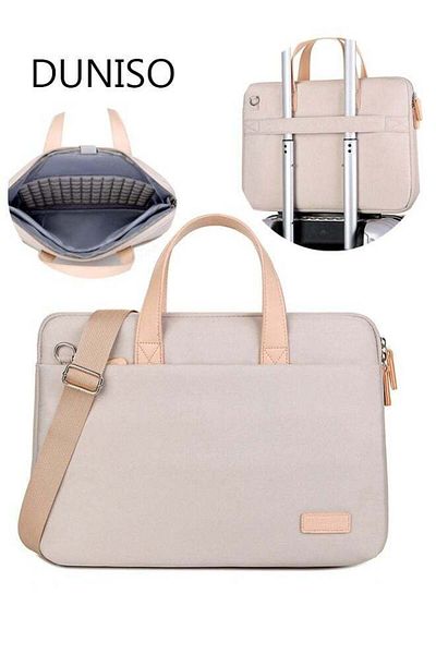 fun zone DUNISO 15.6 Inch Laptop Bag Lightweight Computer Bag Travel Business Briefcase