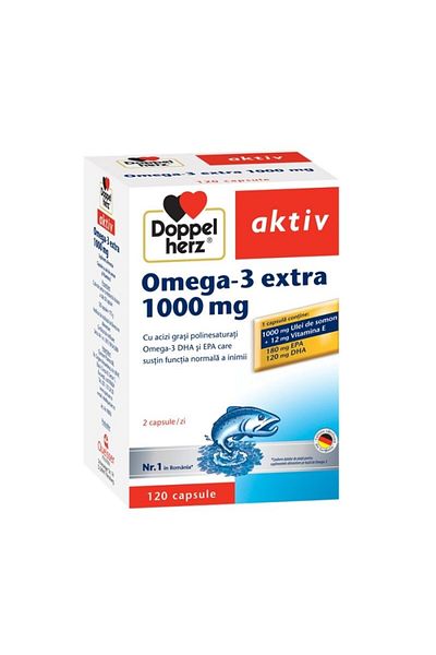 Doppelherz OMEGA-3 EXTRA ACTIV 1000MG X 120 CAPSULE